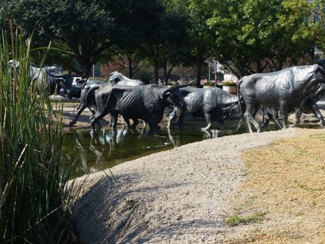 Dallas - Dallas centrum, veedrijven sculpturen
