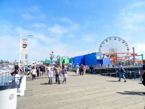 Santa Monica - Pacific park op de pier