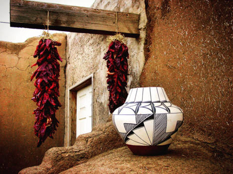 New Mexico - Leven in Taos Pueblo, New Mexico