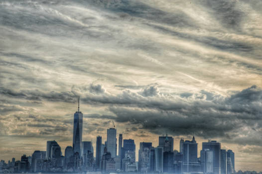 New York - Skyline BatteryPark NYC