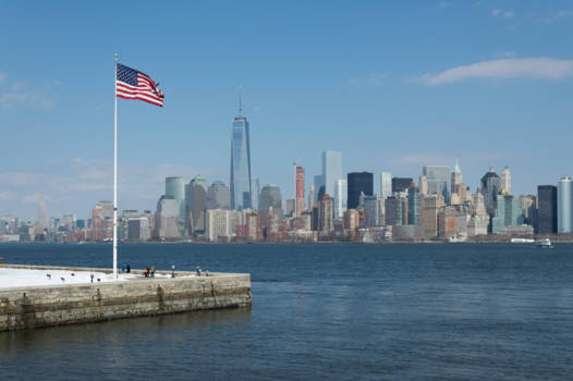 New York - New York vanaf Liberty Island