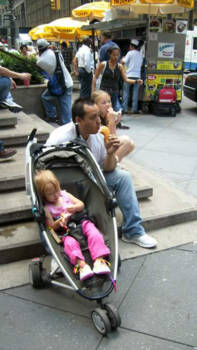 New York - Hotdog eten in NYC