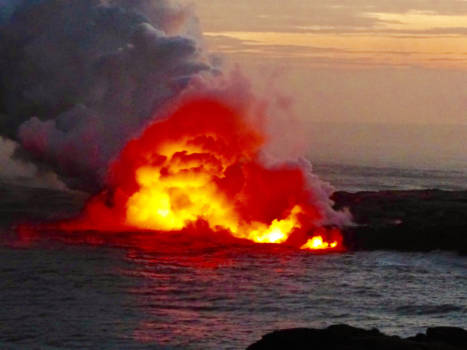 Hawaii Volcanoes National Park - Lava flow