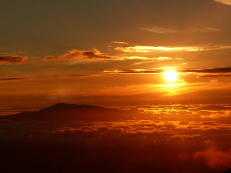 Big Island (Hawaii) - Sunset hill Mauna Kea