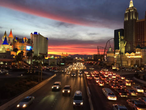 Las Vegas - Sunset in Vegas!