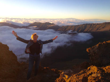 Maui - Zonsopgang Haleakala park!!!