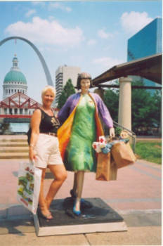 Illinois - Shoppen met mijn nieuwe Amerikaanse vriendin in St. Louis