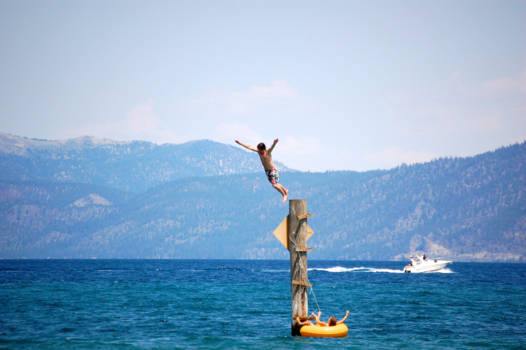 Lake Tahoe - Jump!