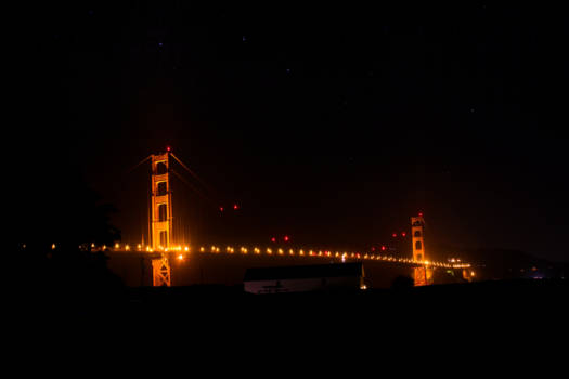 Golden Gate Bridge - De grote beer boven de Golden Gate Bridge, San Francisco