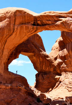 Utah - mannetje op de rots