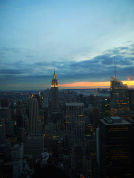 Empire State Building - New York is the lighthouse on your path in the dark