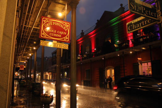 New Orleans - French Quarter by night