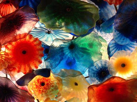 New York - Glasdecoratie in "Palacio" in Las Vegas