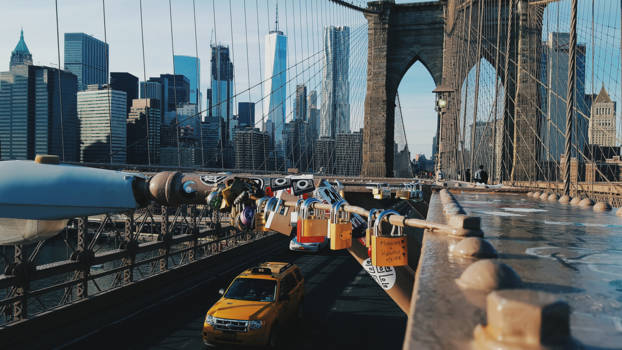 New York - The perfect day at the Brooklyn Bridge