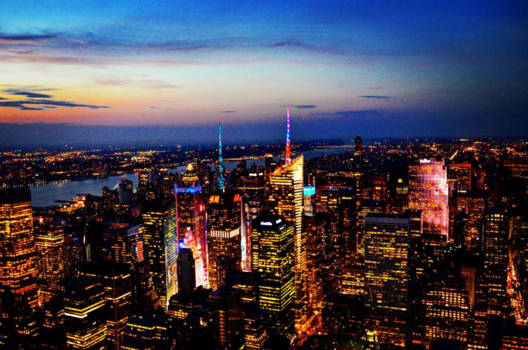 New York - Skyline vanaf Empire State building