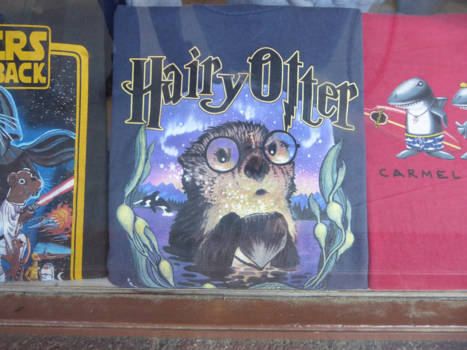 California - T-shirt in etalage in Carmel by the sea