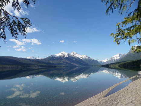 Glacier National Park - Spiegelmeertje