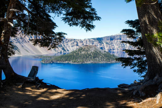 Crater Lake National Park - Het mooiste resultaat na de ontploffing van een berg in Oregon; Crater Lake.