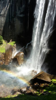 Yosemite National Park - Waterval in Yosemite National Park, USA