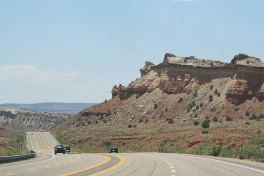 New Mexico - On the road again, near Farmington.