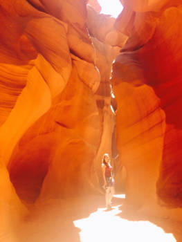 Antelope Canyon - Middaguur in Antelope Canyon