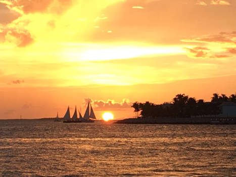 Key West - Sunset Mallory Square / Key West