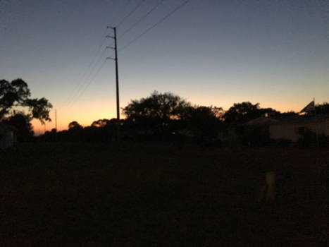 Florida - Sunset over Scottish Highlands
