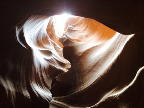 Antelope Canyon - Heart of Antelope canyon (geen photoshop!)
