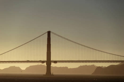 Golden Gate Bridge - Sunset at the Golden Gate Bridge - San Francisco