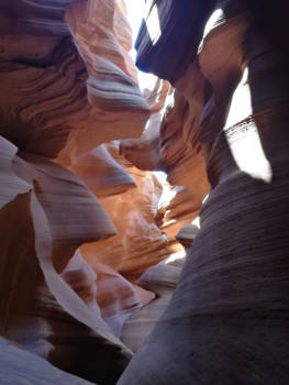 Antelope Canyon - Antelope canyon, met mijn smartphone gemaakt tijdens onze roadtrip door west USA