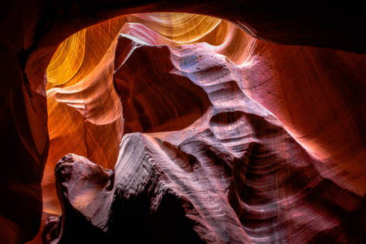 Antelope Canyon - Bear fleeing the canyon