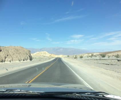 Death Valley National Park - Eindeloze weg
