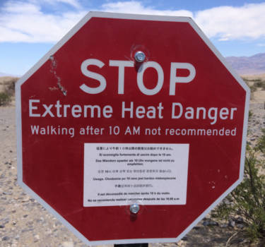 Death Valley National Park - Een gewaarschuwd mens...