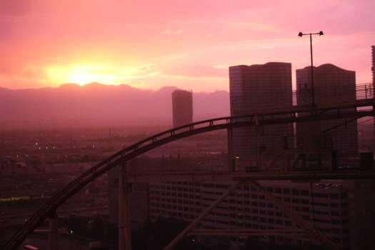 Los Angeles - Uitzicht van Hotel New York New York