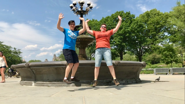 New York - Fontein van friends in Central Park