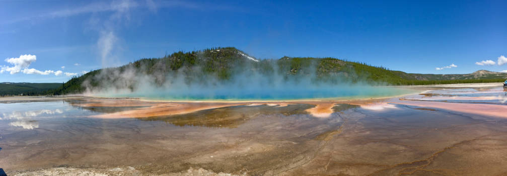 Yellowstone National Park - Grand prismatic spring