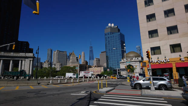 New York - One World Trade Center vanuit Chinatown