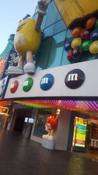 Las Vegas - m&m shop in hartje Las vegas