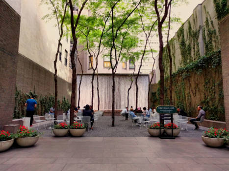 New York - Little Garden somewhere in Manhattan