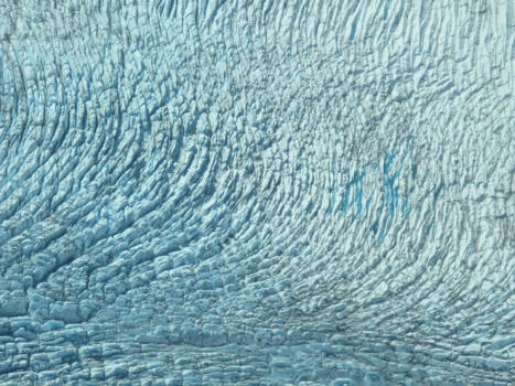 Alaska - Knik Glacier (Op de strookjes water (rechts) kan een floatplane landen)