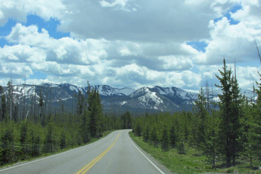 Grand Teton National Park - De weg van Yellowstone naar Grand Teton (191 highway)