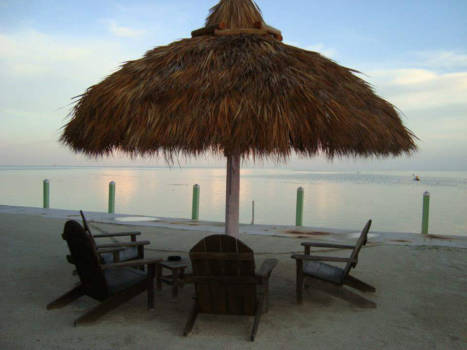 Florida - Islamorada (Florida), waar de oceaan overgaat in de lucht