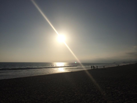 Venice Beach - When the sun going down on Venice Beach (LA)