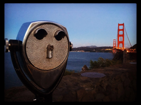 San Francisco - View on Golden Gate