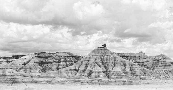 Death Valley National Park - Black and white in the Valley