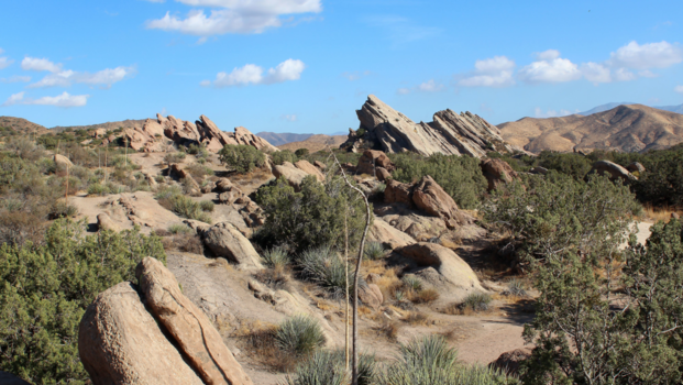 California - Rocks after the dessert
