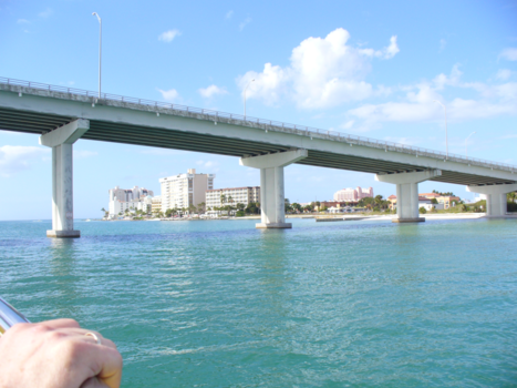 Florida - Prachtig uitzicht over de baai/stad vanaf de brug