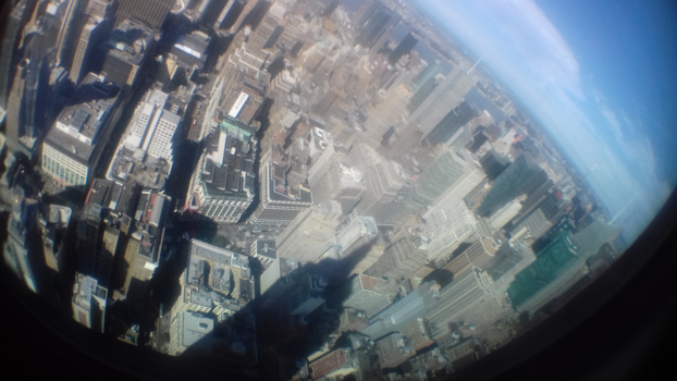 Empire State Building - uit zicht van af de 107 ste verdieping