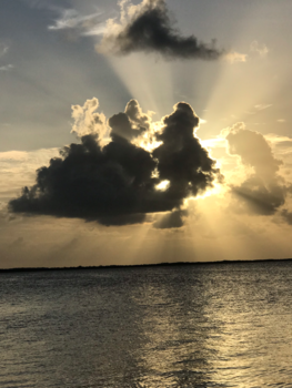 Florida Keys - Sunset With a big cloud in front floridakeys
