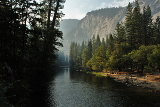 Yosemite National Park - Rook van de bosbranden in Yosemite